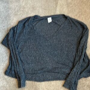 Gray/Black PINK short long sleeve shirt. Size large.